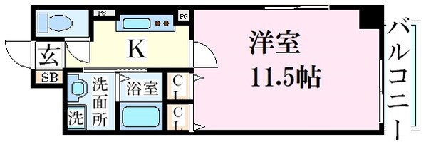 さくら夙川駅 徒歩7分 4階の物件間取画像